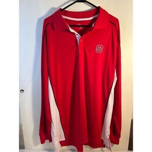 NC State xxl long sleeved polo‎ mens shirt